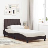  Krevet s madracem Hanko tamnosmeđi 80x200 cm od tkanine | shoptok.hr