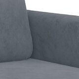  2-dijelni set sofa s jastucima tamnosivi baršunasti | shoptok.hr