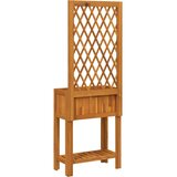  Sadilica s rešetkom i policom 55x29,5x152 cm od drva bagrema | shoptok.hr