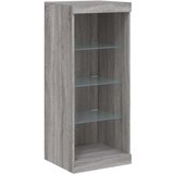  Komoda s LED svjetlima boja sivog hrasta 162x37x100 cm | shoptok.hr