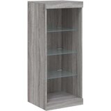  Komoda z LED lučkami siva sonoma 162x37x100 cm | Shoptok.si