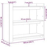  Konzolni stol siva boja betona 100x35x90 cm konstruirano drvo | shoptok.hr