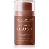 Makeup Revolution Fast Base toniran balzam za ustnice in lica odtenek Mauve 14 g Cene