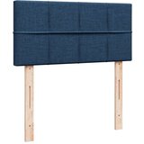  Krevet s oprugama i madracem plavi 100 x 200 cm od tkanine | shoptok.hr