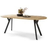  Razvlačivi trpezarijski sto ARTUR hrast craft/crrna | Eponuda.com