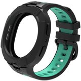 INF Združljiv s Samsung Galaxy Watch 8 TPU športni pašček z integriranim ohišjem Green+Black, (5000079309) | Shoptok.si