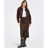 Only Prijelazna jakna 'ONLANLIE' tamno smeđa / crna | shoptok.hr