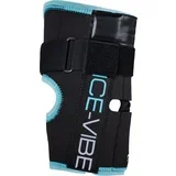Ice-Vibe Knee Wrap Black/Auqa - 1 par