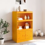 vidaXL Komoda boja senfa 67 x 39 x 107 cm čelični | shoptok.hr