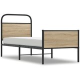 vidaXL Okvir kreveta bez madraca boja hrasta sonome 75 x 190 cm drveni | shoptok.hr