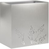  Vrtna saksija 2 kom. Srebrna 50 x 30 x 49 cm Nehrđajući čelik | shoptok.hr