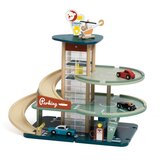 Classic World drvena garaža na 3 razine s dizalom, helikopterom i autopraonicom | shoptok.hr