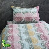 Gusenica posteljina krep šarena - 200x200 Cene
