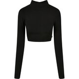 Urban Classics Women's Organic Long Sleeve Turtleneck - Black Cijene