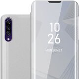 Cadorabo Ohišje, združljiv s Samsungom v Agate Silver - Clear View Zrcalo Zaščitni pokrov s funkcijo stojala 360 stopinj zaščita, (20566415) Cene