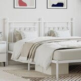 The Living Store Kovinsko vzglavje belo 180 cm - Vzglavje, (21659955) | Shoptok.si