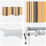  Povlačivi tende Šareni 450 × 300 cm Tkanina i Aluminij | shoptok.hr