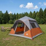 Instant šator s krovom Siva i narančasta 305 x 275 x 190 cm | shoptok.hr