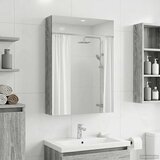  Kupaonski ormar s ogledalom Siva Sonoma 40 x 10,5 x 60,5 cm | shoptok.hr