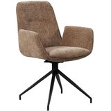 MID.YOU Naslanjač Toulouse, Rjavosiva | Shoptok.si