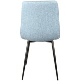XORA stol, kovina, tekstil modra, črna | Shoptok.si