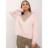 RUE PARIS Sweatshirt-RV-BL-5218.70-light pink | Shoptok.si