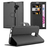 Cadorabo Ohišje, združljivo z Samsung Galaxy A8 2018 v oksidna črna - Zaščitni ovitek z magnetnim zapiranjem, stoječo funkcijo in režo za kartice, (20551162) | Shoptok.si