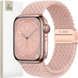nylonmag apple watch 4 / 5 / 6 / 7 / 8 / 9 / se / ultra 1 / 2 (42 / 44 / 45 / 49 mm) dusty rose, (21974551)