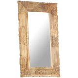 vidaXL ogledalo 80x50 cm trden mangov les | Shoptok.si