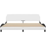  Okvir za krevet Dover bijelo-crni 200x200cm umjetna koža | Eponuda.ba