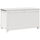 Kutija za pohranu bijela 80 x 40 x 45,5 cm od masivne borovine | Eponuda.com
