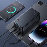 Joyroom Power Bank Dazzling Series (JR-QP196) - 2xUSB- Type-C- Micro-USB- LED za preverjanje baterije- 22.5W- 30000mAh - črna | Shoptok.si