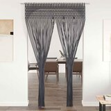  Zavjesa s makrameom antracit 140 x 240 cm pamučna | shoptok.hr