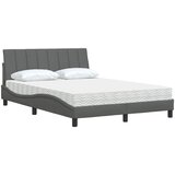  Krevet s madracem Hanko tamnosivi 120 x 200 cm od tkanine | shoptok.hr