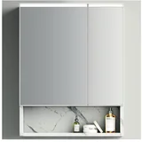 LED ogledalo-ormarić za kupatilo sa pozadinskim osvetljenjem TRABIA DOUBLE 60x70 cm