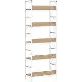 Police za knjige s 5 razina boja hrasta 60x27,6x158,5 cm drvene | Eponuda.com