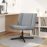  Stolica na kotačiće Svjetlosiva 63 x 75 x 76 cm tkanina | shoptok.hr