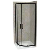 Copen Atlas Pro polukružna tuš kabina mat crna, staklo 6mm providno - R90x195 cm | ePonuda.com