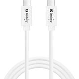 Sandberg Kabl 136-53 USB-C na USB-C, 100W PD, 1m, Beli Cene