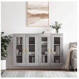 vidaXL Zidni ormarići 2 kom boja hrasta sonome od konstruiranog drva | shoptok.hr
