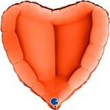  narandžasto srce folija balon sa helijumom Cene