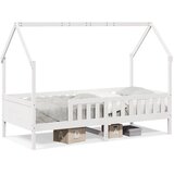  Okvir dječjeg kreveta s kućicom bijeli 90 x 200 cm od borovine | shoptok.hr