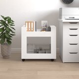Kolica za radni stol bijela 60x45x60 cm od konstruiranog drva | Eponuda.ba