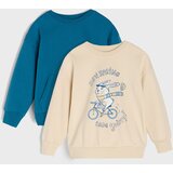 Sinsay Majica dugih rukava s okruglim izrezom 2 pack | shoptok.hr