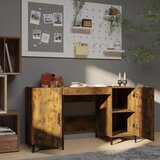  Radni stol boja dimljenog hrasta 140x50x75 cm konstruirano drvo | shoptok.hr