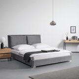 Bessagi Home Oblazinjena Postelja Luisa, Temno Siva, 180x200 | Shoptok.si