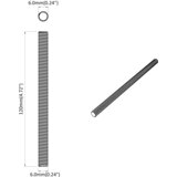  Navojni štapovi 900 pcs Srebrno Metal | shoptok.hr