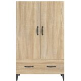  Visoka komoda boja hrasta sonome 70x31x115 cm konstruirano drvo | shoptok.hr