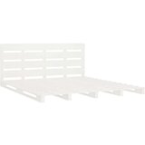  Posteljni okvir bel 180x200 cm trdna borovina 6FT | Shoptok.si