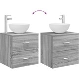  Umivaonik s policom Siva Sonoma 49,5 x 41 x 64,5 cm | shoptok.hr